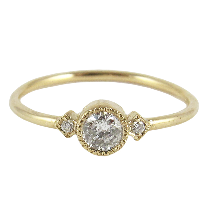 Champagne Diamond Sotto Voce Ring