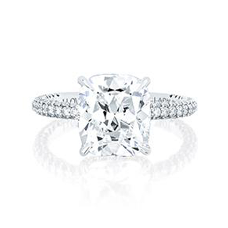 Cushion Cut Diamond Engagement Ring