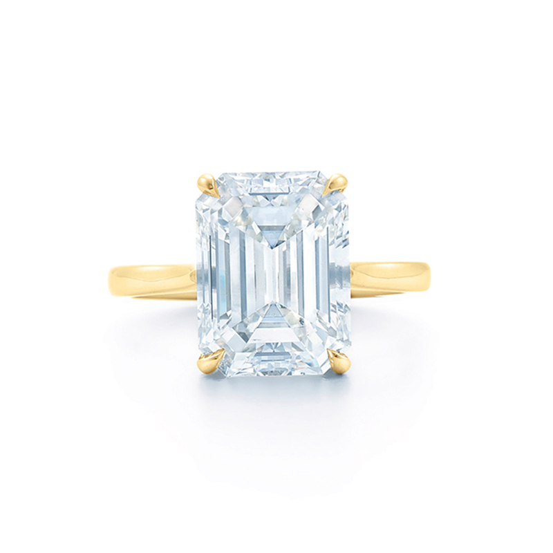 Emerald Cut Diamond Engagement Ring