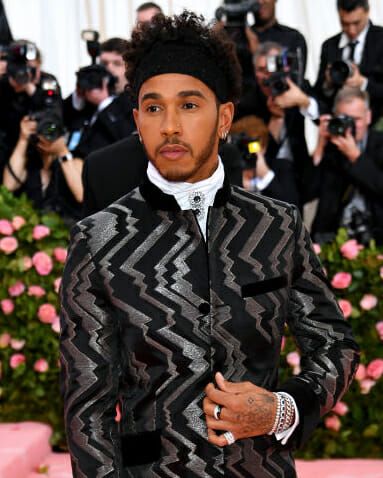 lewis hamilton met gala