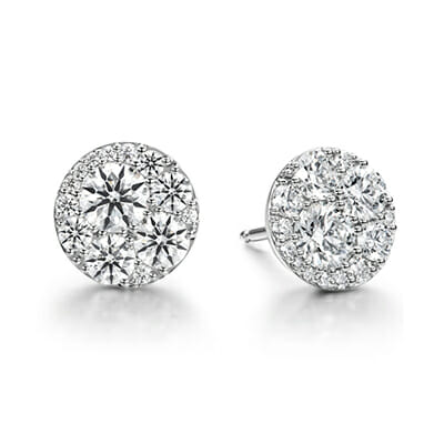 Tessa Diamond Circle Earring