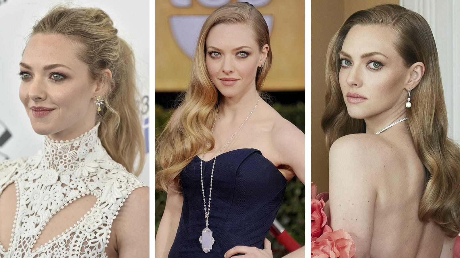 Actress Amanda Seyfried's best diamond jewelry looks