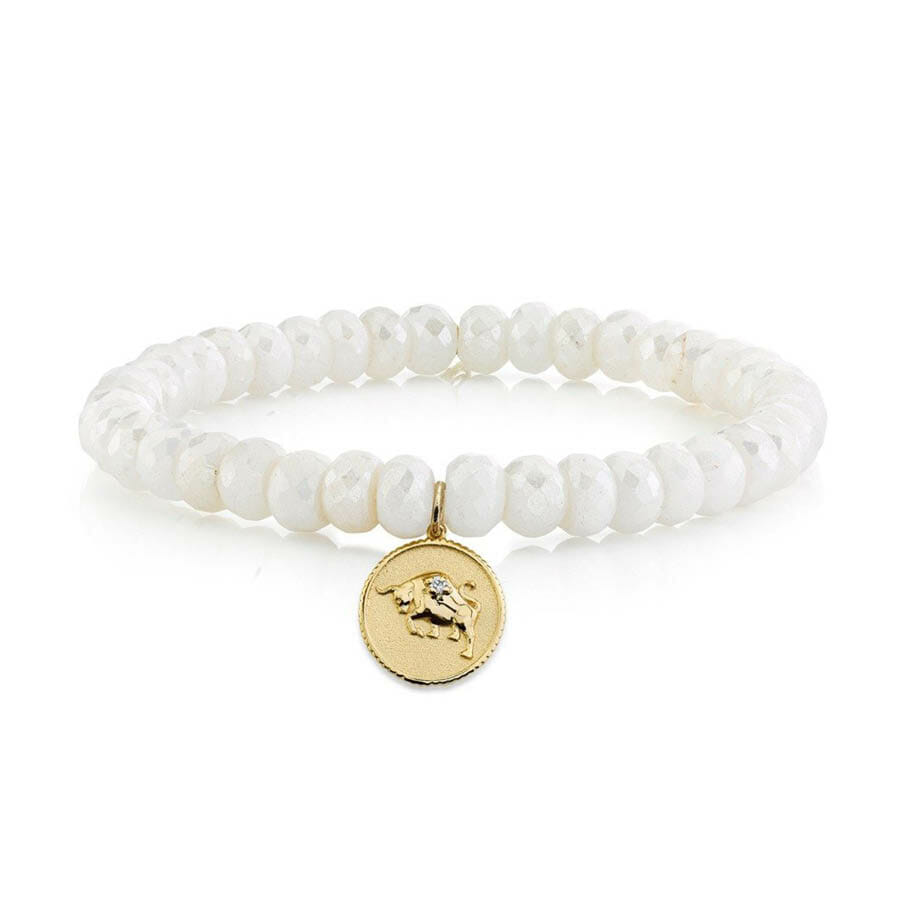 Sydney Evan Taurus Zodiac diamond bracelet