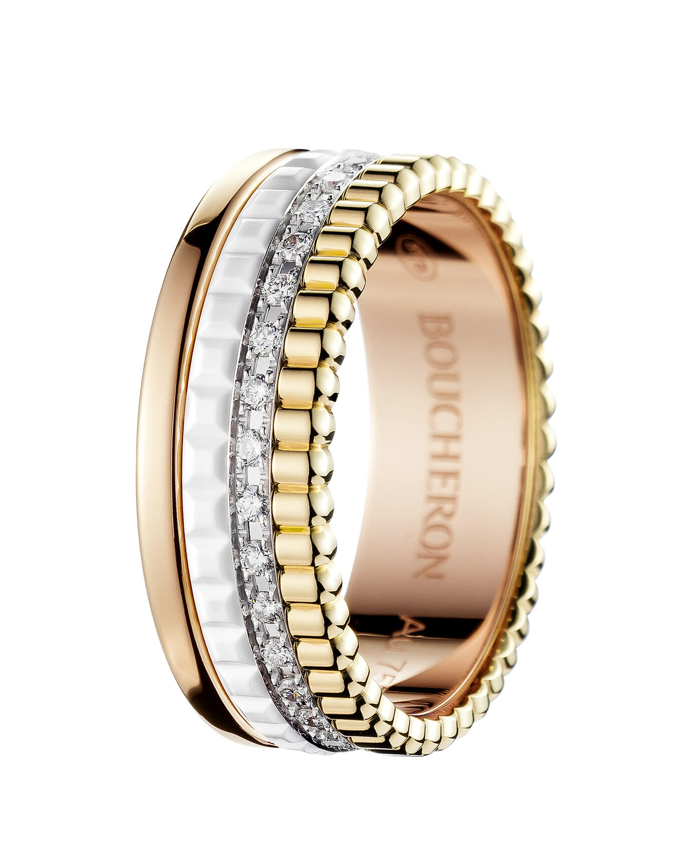 Diamond Wedding Band for every budget mixed metal