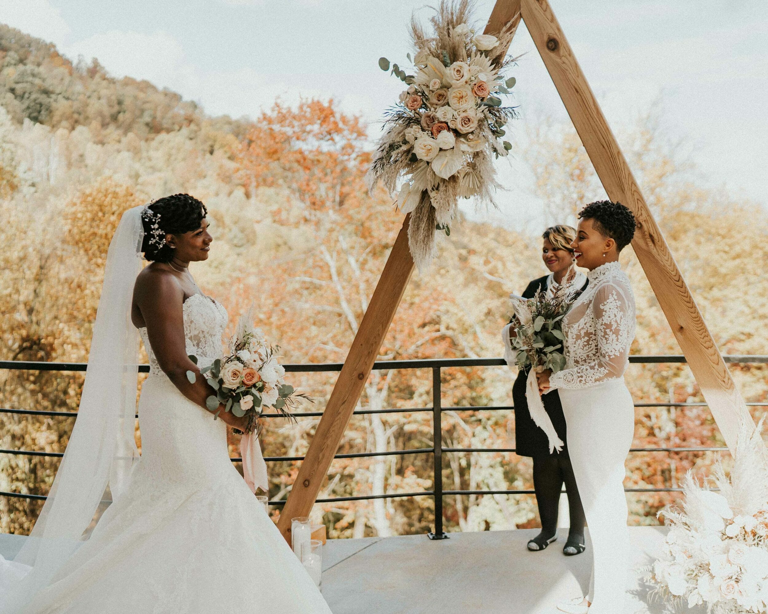 Adrienne Michelle and Brittany Glover wedding ceremony