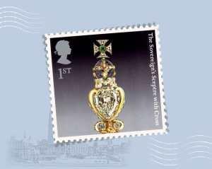 Diamonds on world postage stamps