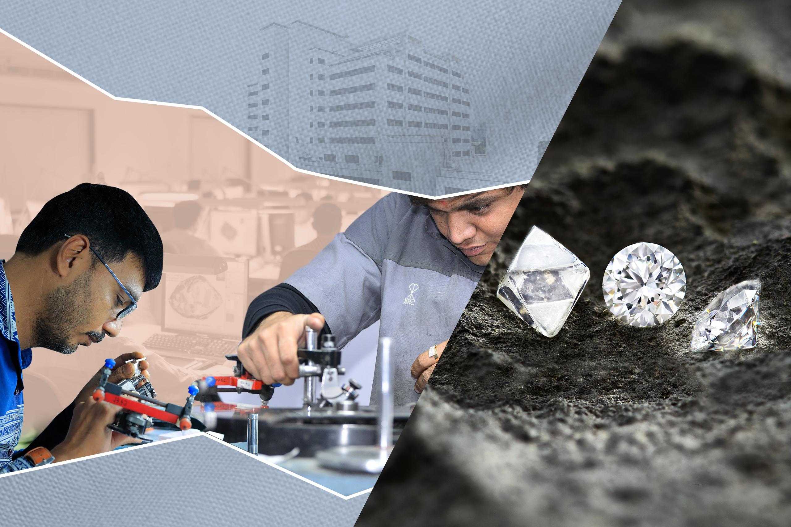 diamond industry in Surat.