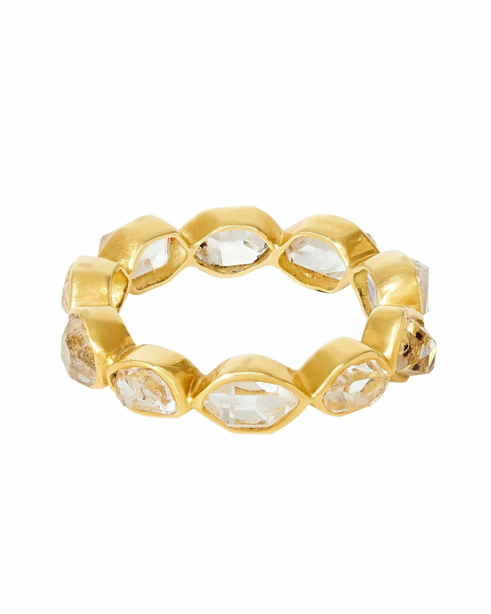 Pippa Small Polki Diamond Ring eternity band