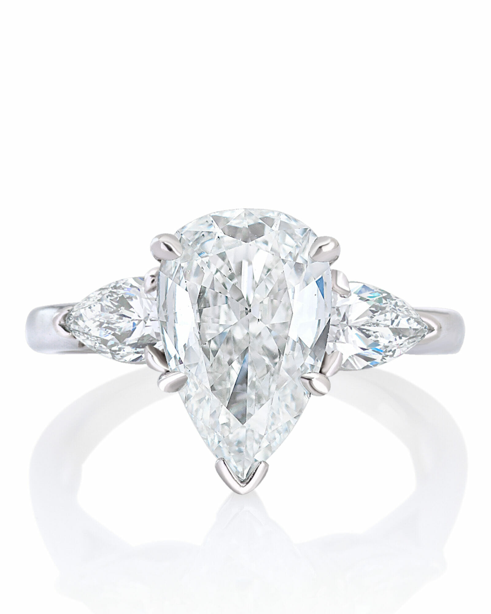 pear shaped diamond engagement ring wedding inspiration