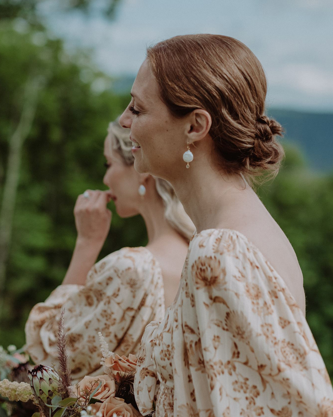 upstate new york wedding inspiration bridal party 