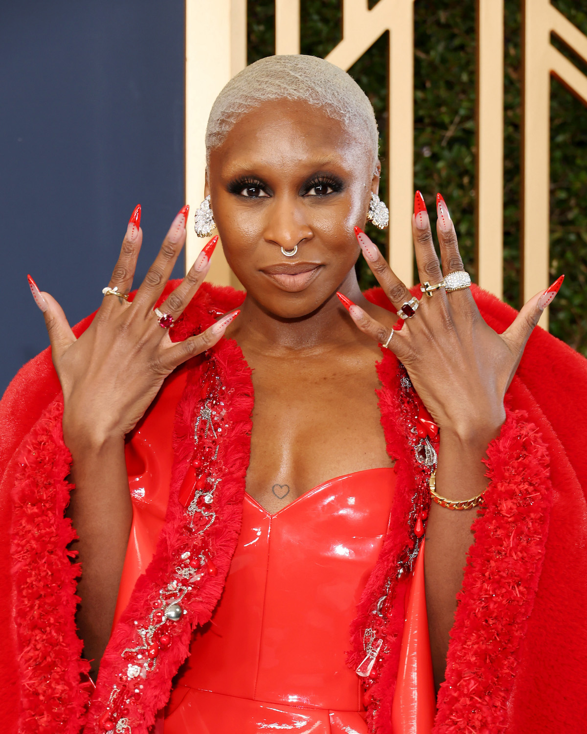 2022 sag awards diamond jewelry cynthia erivo