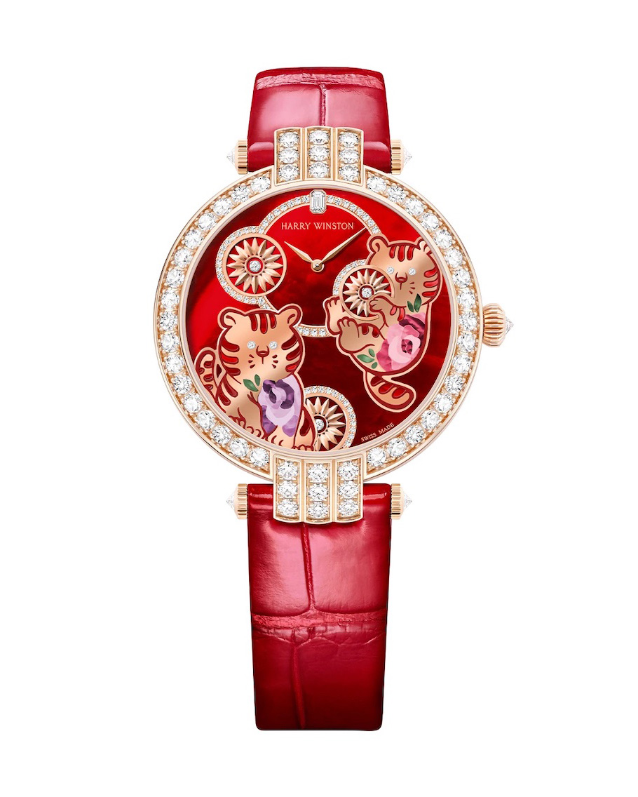 lunar new year diamond jewelry harry winston tiger