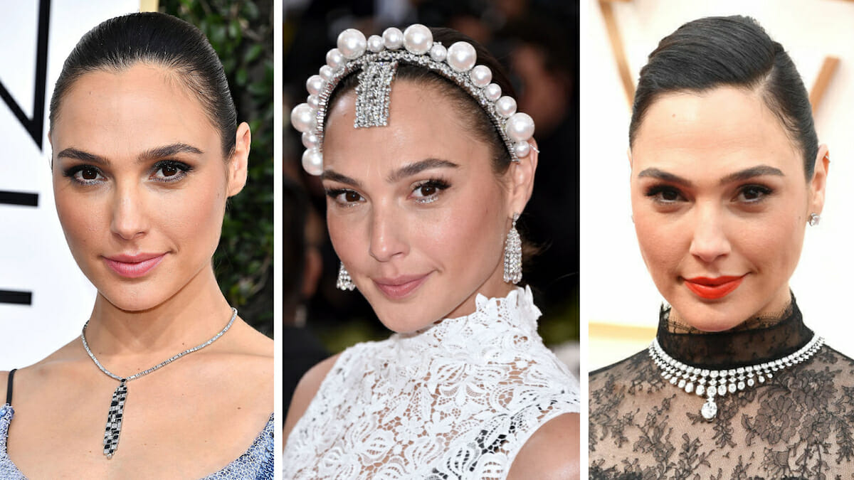 gal gadot diamond jewelry style red carpet