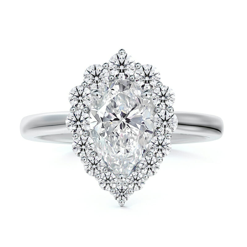 pear diamond engagement ring