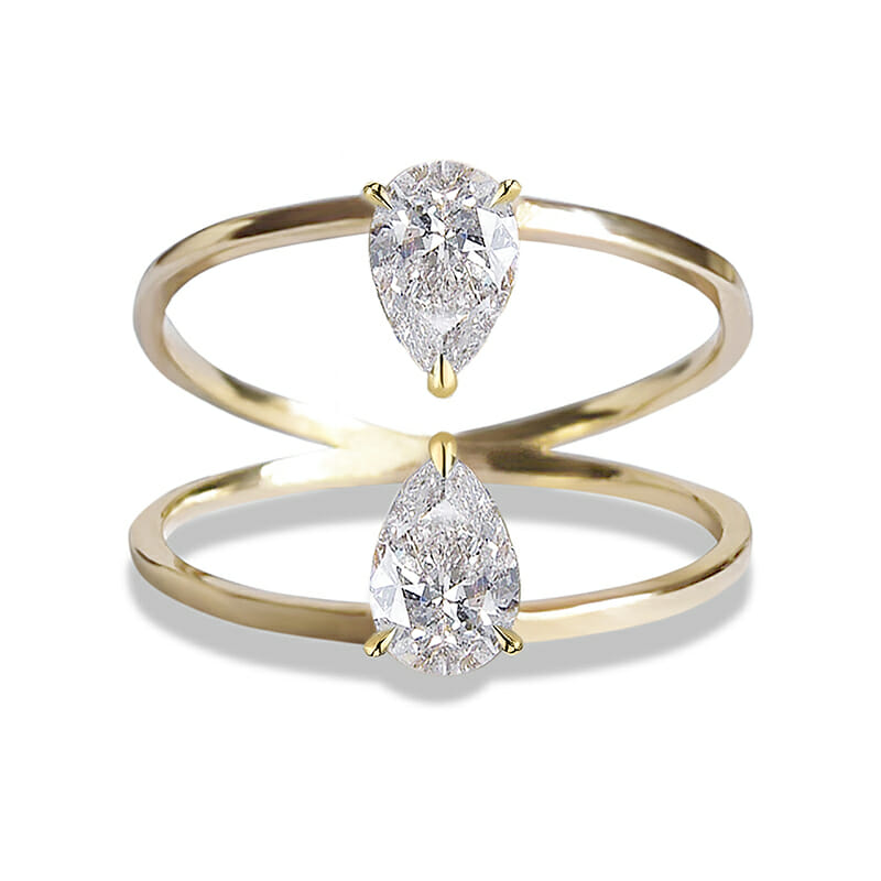 pear diamond engagement ring