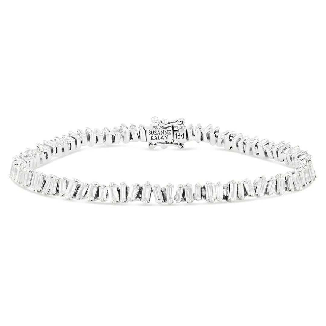 Suzann Kalan Classic Diamond Baguette Tennis Bracelet