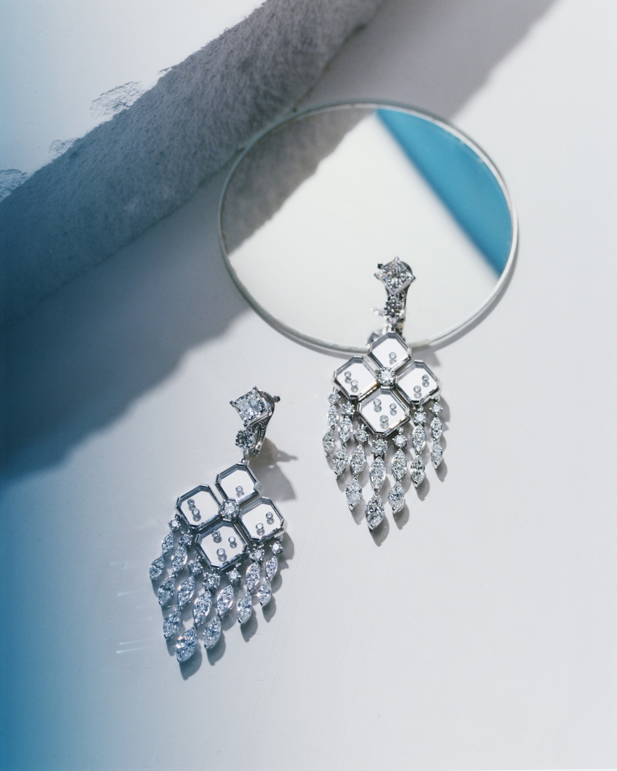 de beers high jewelry earrings