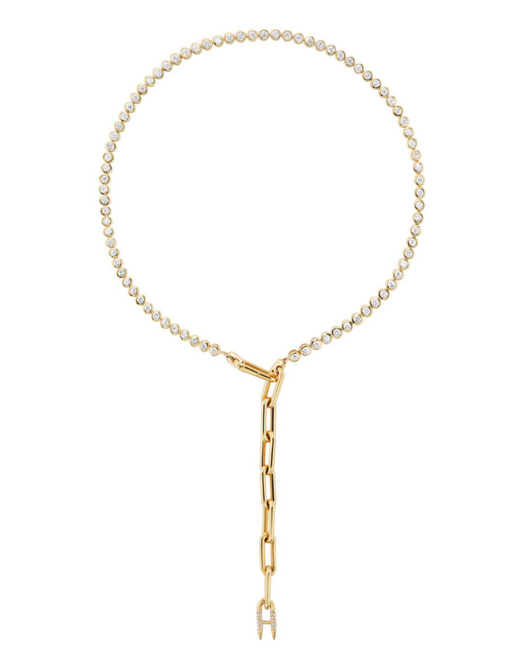 uniform object tennis necklace