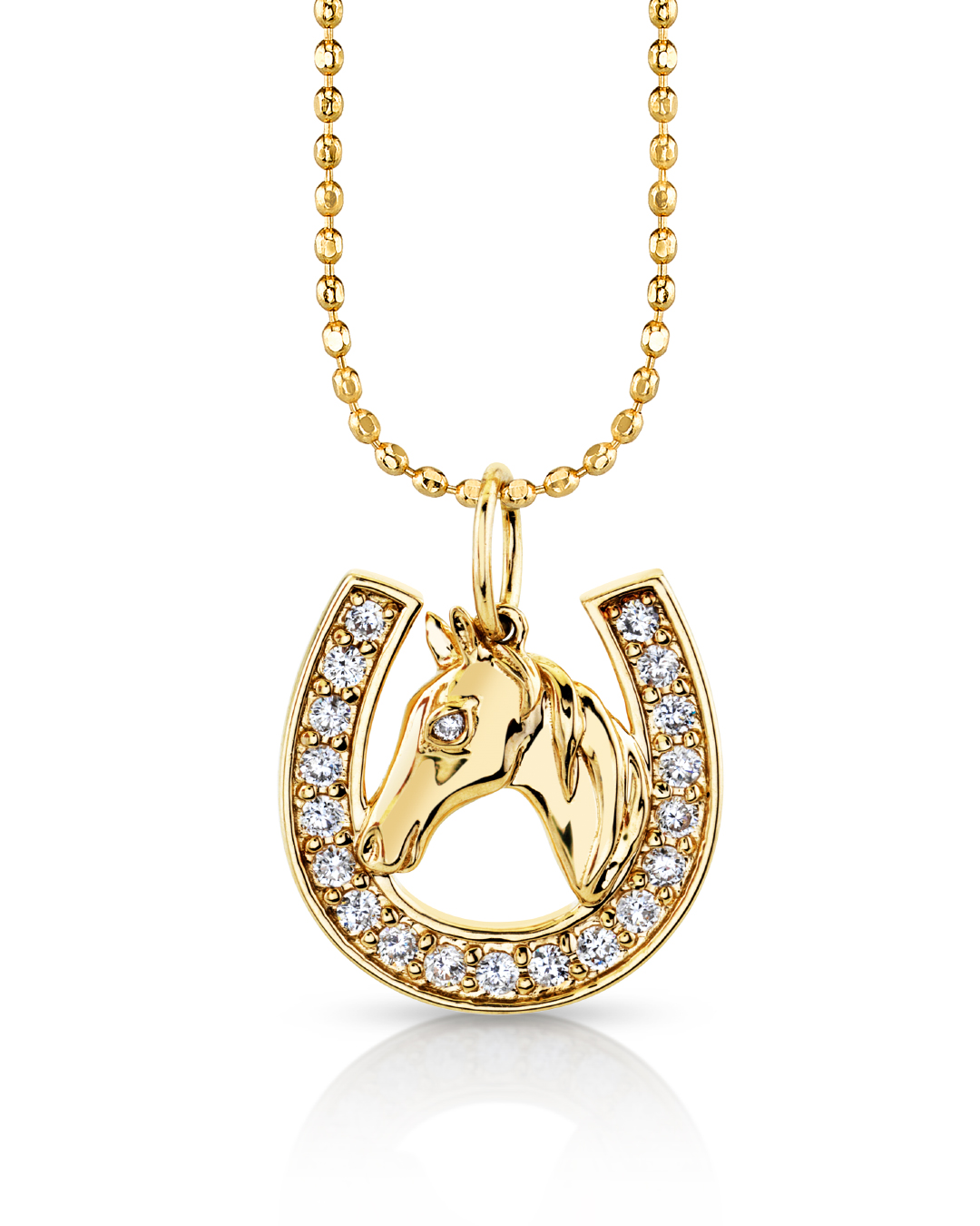 protective diamond jewelry horseshoe