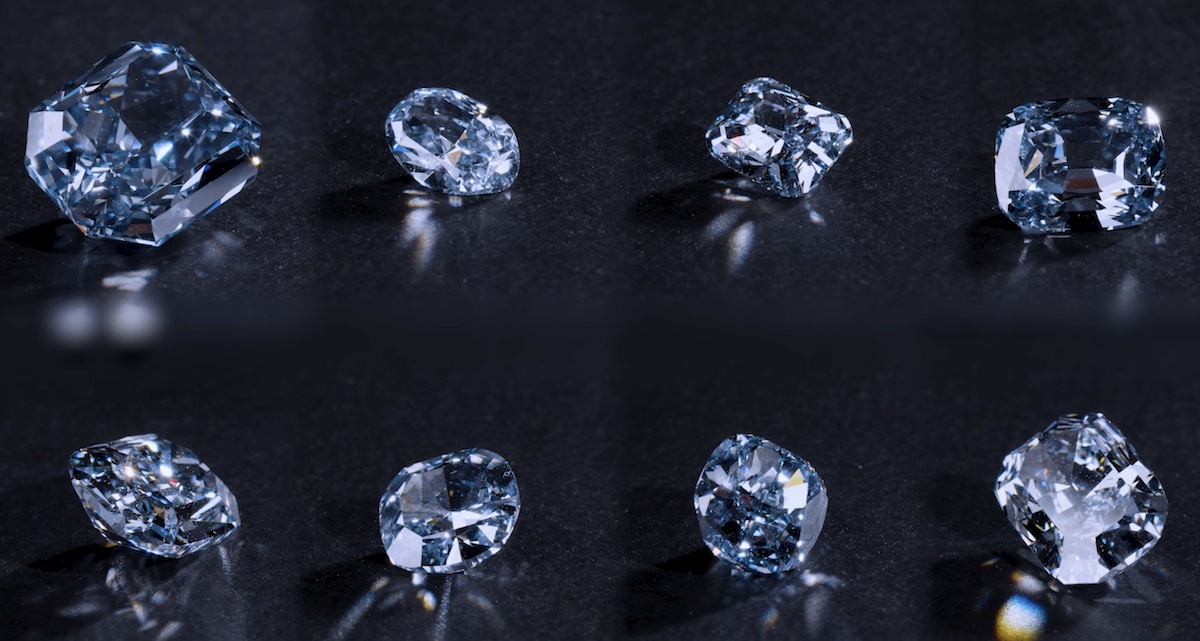 de beers blue diamonds 