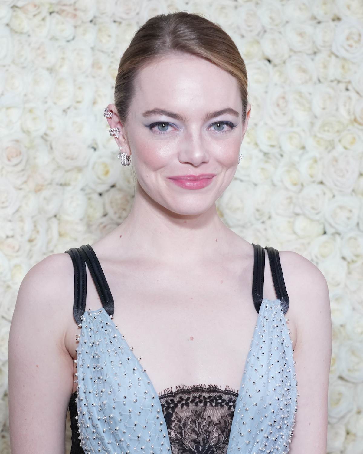 academy museum gala diamond jewelry looks emma stone louis vuitton