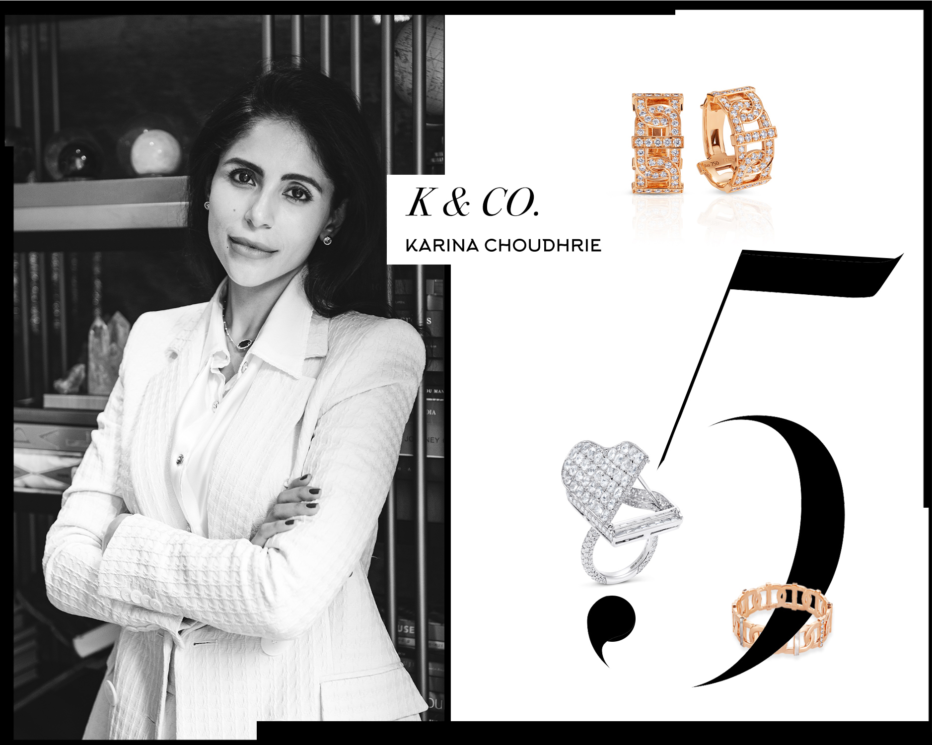 Karina Choudhrie, Founder of K&Co, Weaving Vibrant Colors and Diamonds into Exquisite Jewelry Creations