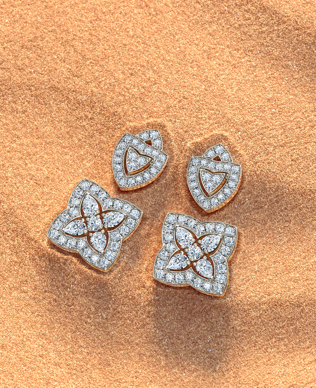 De Beers Enchanted Lotus Collection earrings