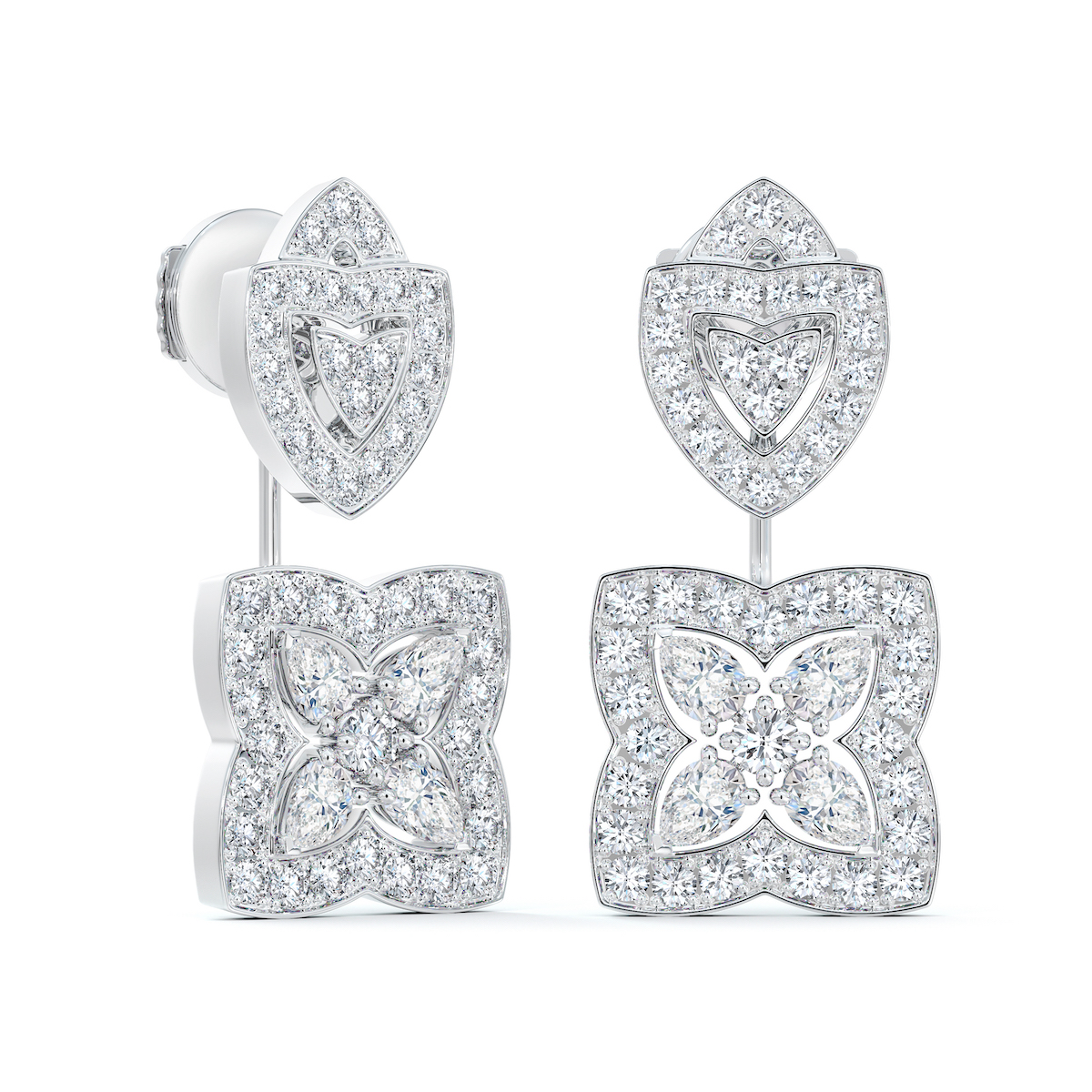 De Beers Enchanted Lotus Collection earrings