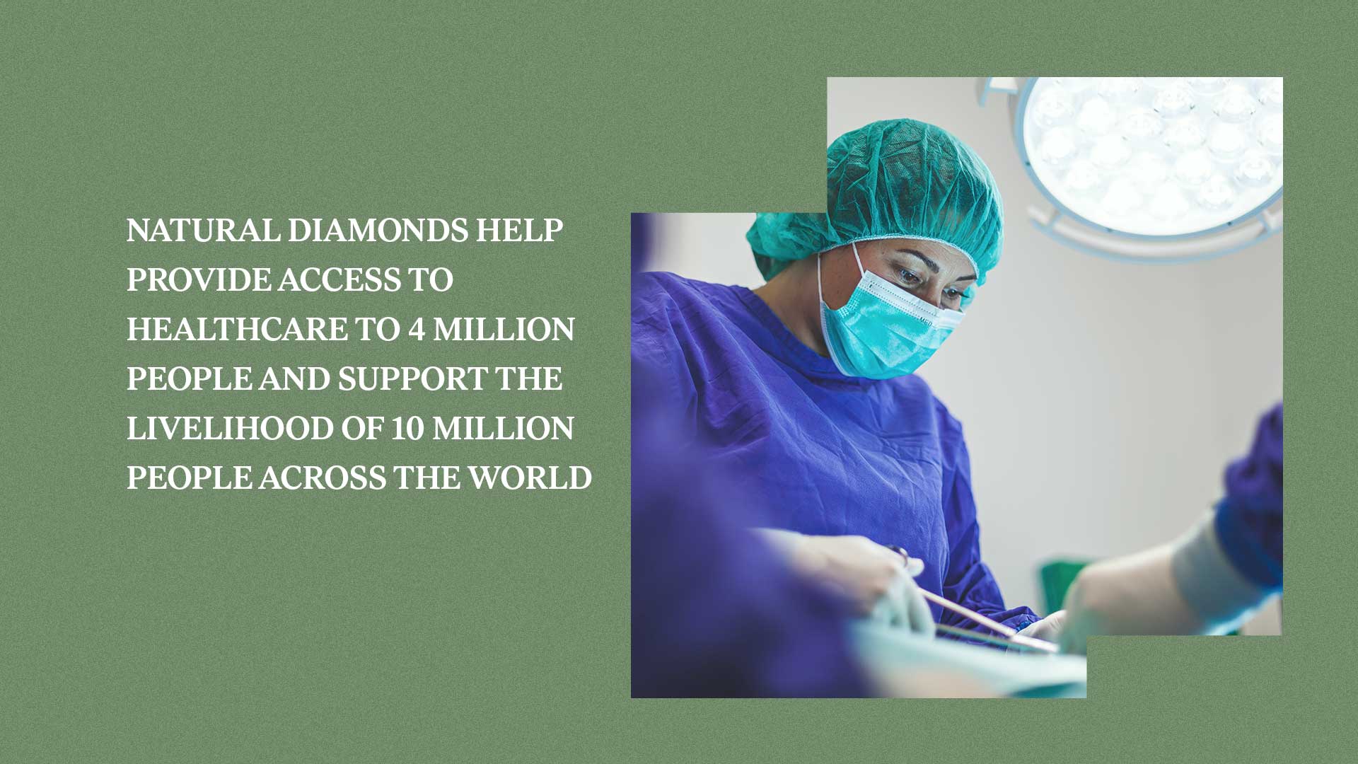 Natural Diamonds providing Healthcare Services 