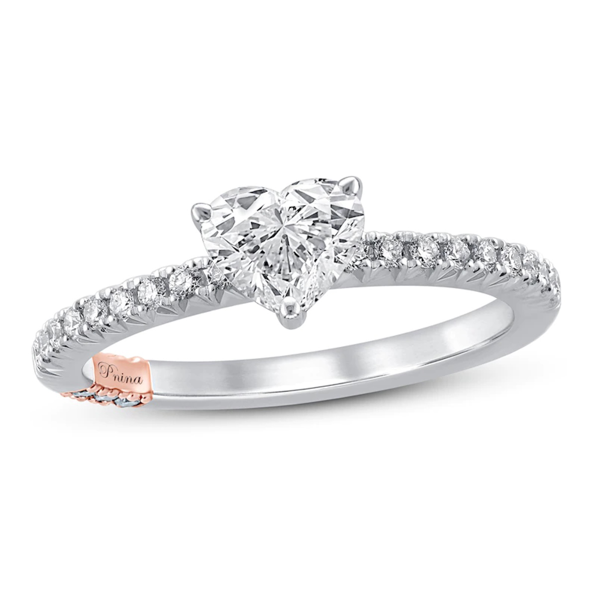 heart shaped natural diamond jewelry valentine's day