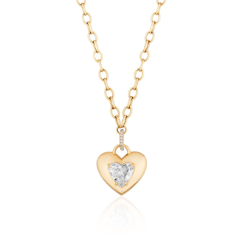 heart shaped natural diamond jewelry valentine's day