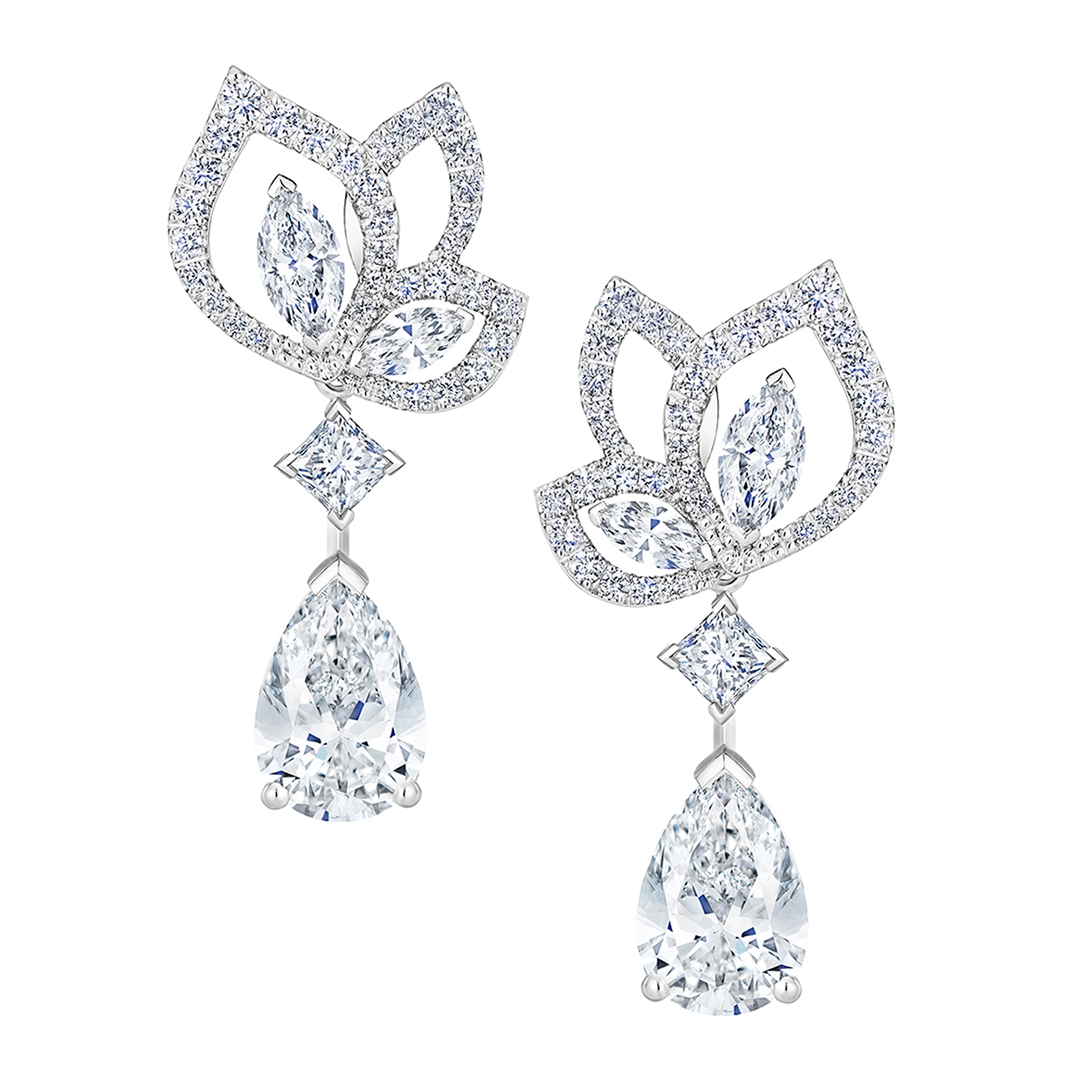 de beers trace natural diamond jewelry origin earrings