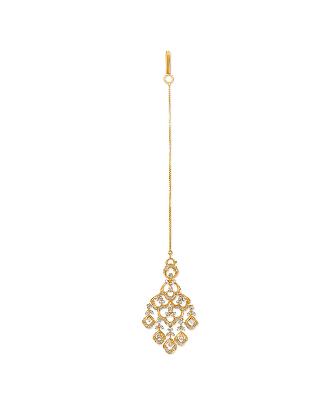 diamond maang tikka by tanishq