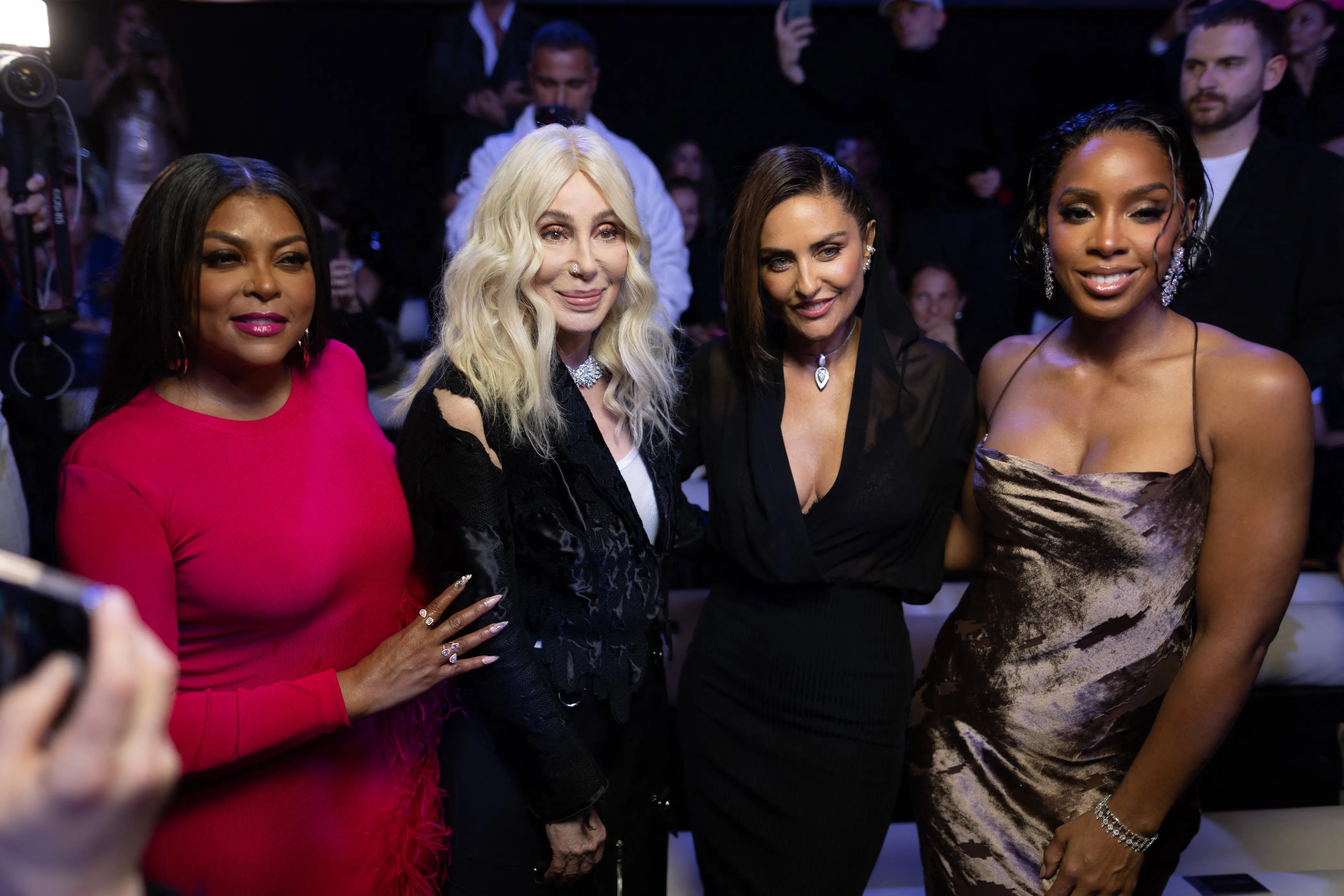 Taraji P. Henson, Cher, Valérie Messika, Kelly Rowland au premier rang du défilé Messika Haute Joaillerie