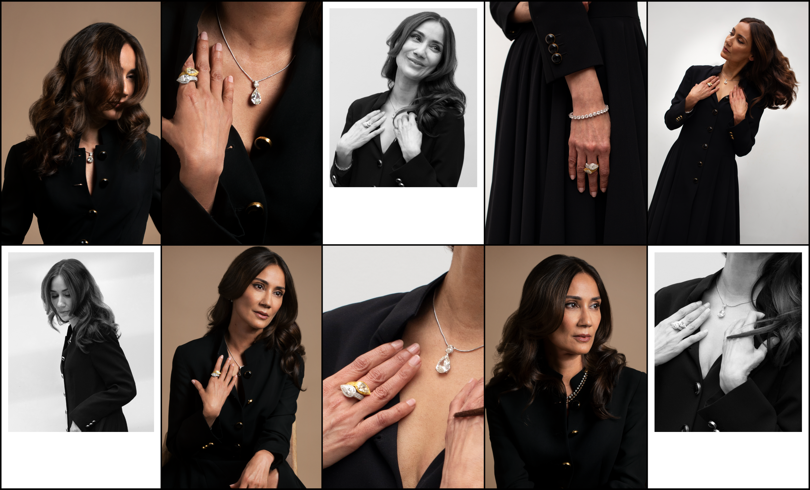 Nonita Kalra styling Natural Diamond Jewellery